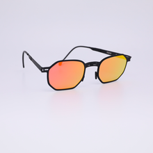 Charger l'image dans la galerie, Zeus Matte Black Red Mirror