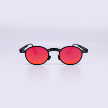 Charger l'image dans la galerie, Nestor Matte Black Red Mirror